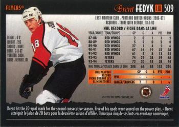 1994-95 O-Pee-Chee Premier #509 Brent Fedyk Back