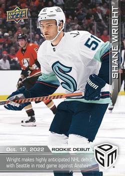 2022-23 Upper Deck Game Dated Moments #2 Shane Wright Front