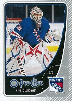 2010-11 O-Pee-Chee #60 Henrik Lundqvist  Front