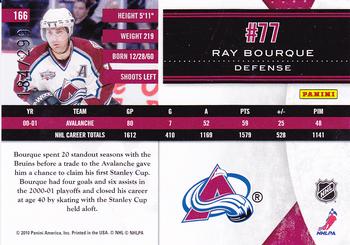 2010-11 Panini Limited #166 Ray Bourque Back