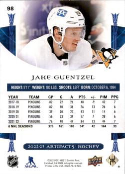 2022-23 Upper Deck Artifacts #98 Jake Guentzel Back