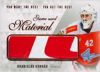 2018 OFS You Want the Best You Got the Best - Game Used Material #M-BK Branislav Konrad Front