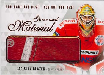 2018 OFS You Want the Best You Got the Best - Game Used Material #M-BL Ladislav Blazek Front