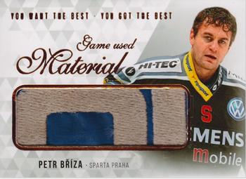 2018 OFS You Want the Best You Got the Best - Game Used Material #M-BP Petr Briza Front