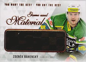 2018 OFS You Want the Best You Got the Best - Game Used Material #M-BZ Zdenek Bahensky Front