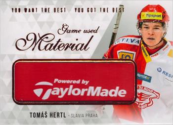 2018 OFS You Want the Best You Got the Best - Game Used Material #M-HT Tomas Hertl Front