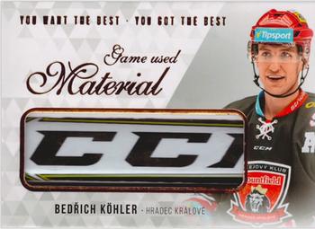 2018 OFS You Want the Best You Got the Best - Game Used Material #M-KB Bedrich Kohler Front