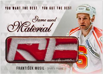 2018 OFS You Want the Best You Got the Best - Game Used Material #M-MF Frantisek Musil Front