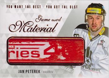 2018 OFS You Want the Best You Got the Best - Game Used Material #M-PE Jan Peterek Front