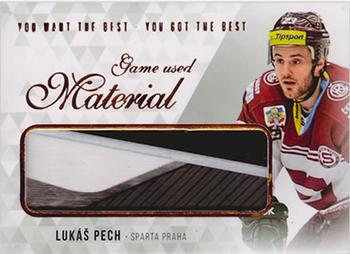 2018 OFS You Want the Best You Got the Best - Game Used Material #M-PCH Lukas Pech Front