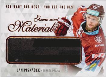 2018 OFS You Want the Best You Got the Best - Game Used Material #M-PI Jan Piskacek Front