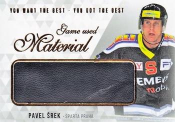 2018 OFS You Want the Best You Got the Best - Game Used Material #M-PŠ Pavel Srek Front