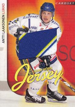 2009-10 Cardset Finland - Game Worn Jerseys Exchange #NNO Antti Laaksonen Front