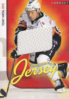 2009-10 Cardset Finland - Game Worn Jerseys Exchange #NNO Tony Virta Front