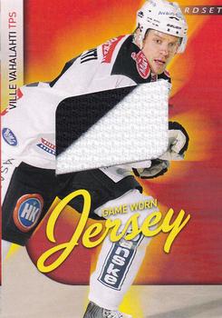 2009-10 Cardset Finland - Game Worn Jerseys Exchange #NNO Ville Vahalahti Front