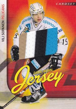 2009-10 Cardset Finland - Game Worn Jerseys Exchange #NNO Vili Sopanen Front