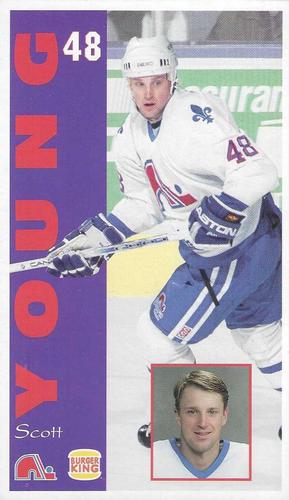 1994-95 Burger King Quebec Nordiques #NNO Scott Young Front