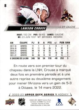 2022-23 Upper Deck - French (Variante Française) #8 Lawson Crouse Back