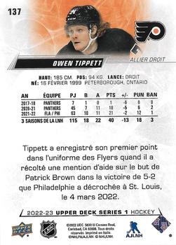 2022-23 Upper Deck - French (Variante Française) #137 Owen Tippett Back