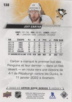 2022-23 Upper Deck - French (Variante Française) #138 Jeff Carter Back