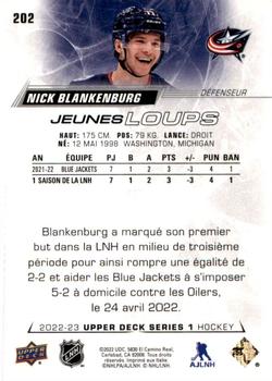 2022-23 Upper Deck - French (Variante Française) #202 Nick Blankenburg Back