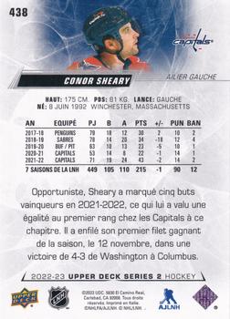 2022-23 Upper Deck - French (Variante Française) #438 Conor Sheary Back