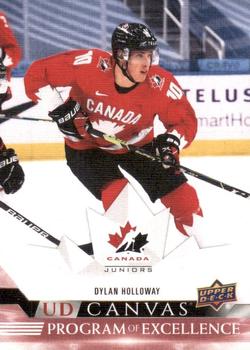 2022-23 Upper Deck - UD Canvas #C268 Dylan Holloway Front