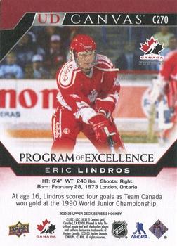 2022-23 Upper Deck - UD Canvas #C270 Eric Lindros Back