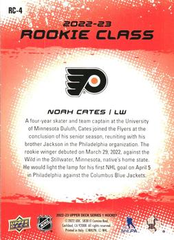 2022-23 Upper Deck - 2022-23 Rookie Class Red #RC-4 Noah Cates Back