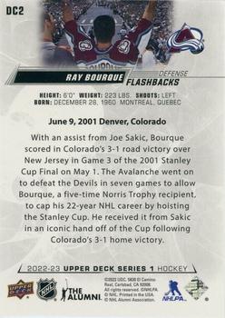 2022-23 Upper Deck - Day With The Cup Flashbacks #DC2 Ray Bourque Back