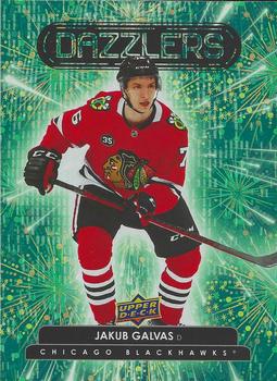 2022-23 Upper Deck - Dazzlers Green #DZ-108 Jakub Galvas Front