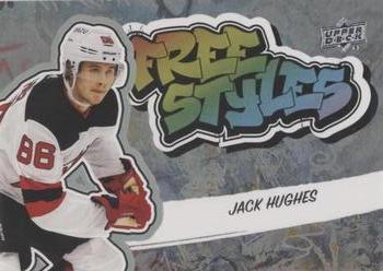 2022-23 Upper Deck - Freestyles #FS-10 Jack Hughes Front