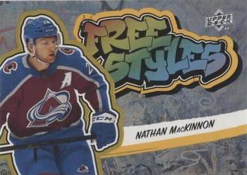 2022-23 Upper Deck - Freestyles Gold #FS-14 Nathan MacKinnon Front