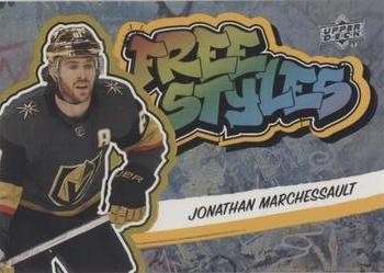 2022-23 Upper Deck - Freestyles Gold #FS-34 Jonathan Marchessault Front
