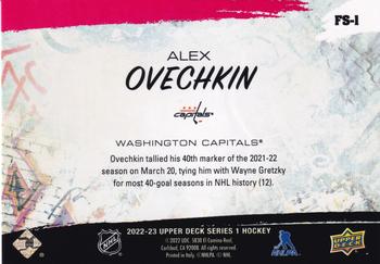 2022-23 Upper Deck - Freestyles Red #FS-1 Alex Ovechkin Back