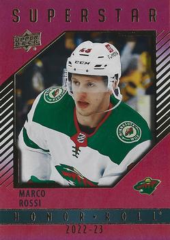 2022-23 Upper Deck - Honor Roll Rainbow Red #HR-11 Marco Rossi Front