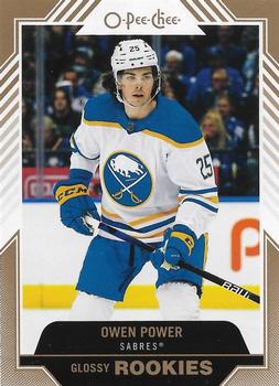 2022-23 Upper Deck - O-Pee-Chee Glossy Rookies Gold #R-7 Owen Power Front