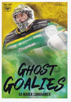 2022-23 Cardset Finland - Ghost Goalies #GG 3 Marek Langhamer Front
