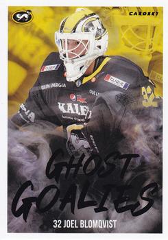 2022-23 Cardset Finland - Ghost Goalies #GG 4 Joel Blomqvist Front