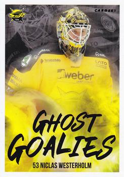 2022-23 Cardset Finland - Ghost Goalies #GG 6 Niclas Westerholm Front