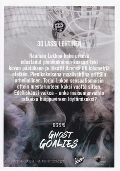 2022-23 Cardset Finland - Ghost Goalies #GG 9 Lassi Lehtinen Back