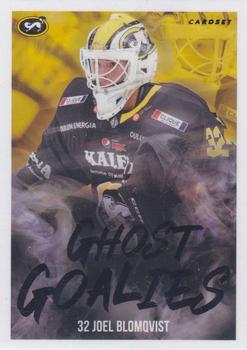 2022-23 Cardset Finland - Ghost Goalies Blue #GG 4 Joel Blomqvist Front
