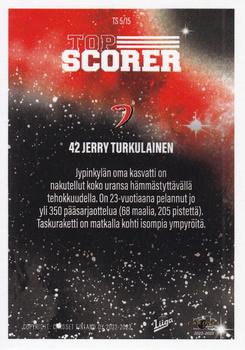 2022-23 Cardset Finland - Top Scorer #TS 5 Jerry Turkulainen Back