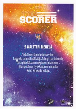 2022-23 Cardset Finland - Top Scorer #TS 13 Waltteri Merelä Back