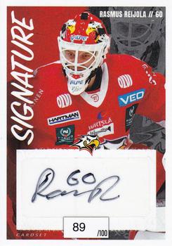 2022-23 Cardset Finland - Signature #NNO Rasmus Reijola Front