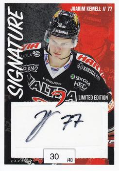 2022-23 Cardset Finland - Signature Limited Edition #NNO Joakim Kemell Front