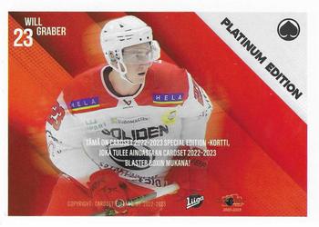 2022-23 Cardset Finland - Limited Edition #NNO Will Graber Back