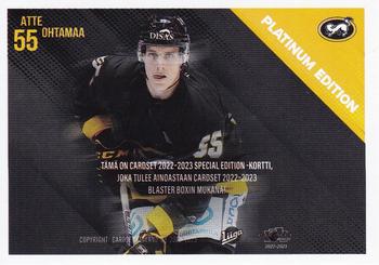 2022-23 Cardset Finland - Limited Edition #NNO Atte Ohtamaa Back