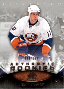 2010-11 SP Game Used #125 Matt Martin  Front