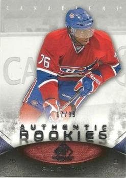 2010-11 SP Game Used #198 P.K. Subban  Front